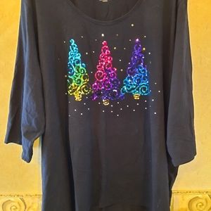Women's Size 3x Christmas Top